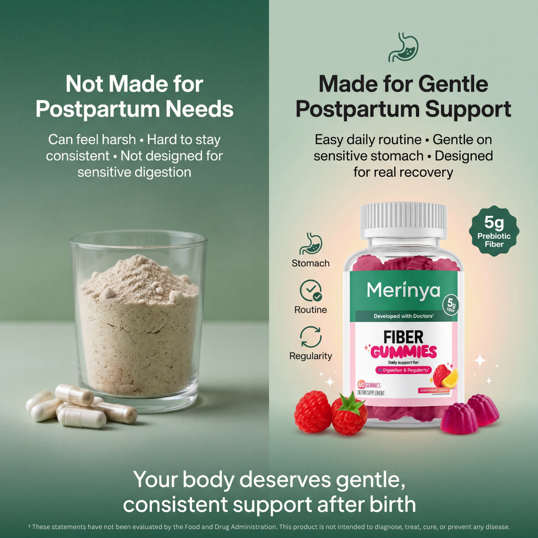 Merinya Postpartum Fiber Gummies