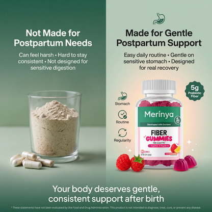 Merinya Postpartum Fiber Gummies